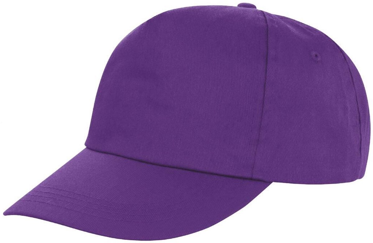 Onbedrukte Purple Cap - Verstelbare Pet - Unisex - Basic Cap