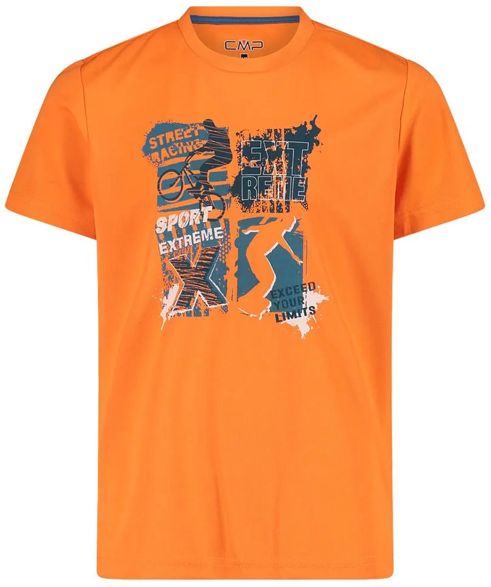 Cmp 38t6744 T-shirt Met Korte Mouwen 4 Years Kinderen Flames