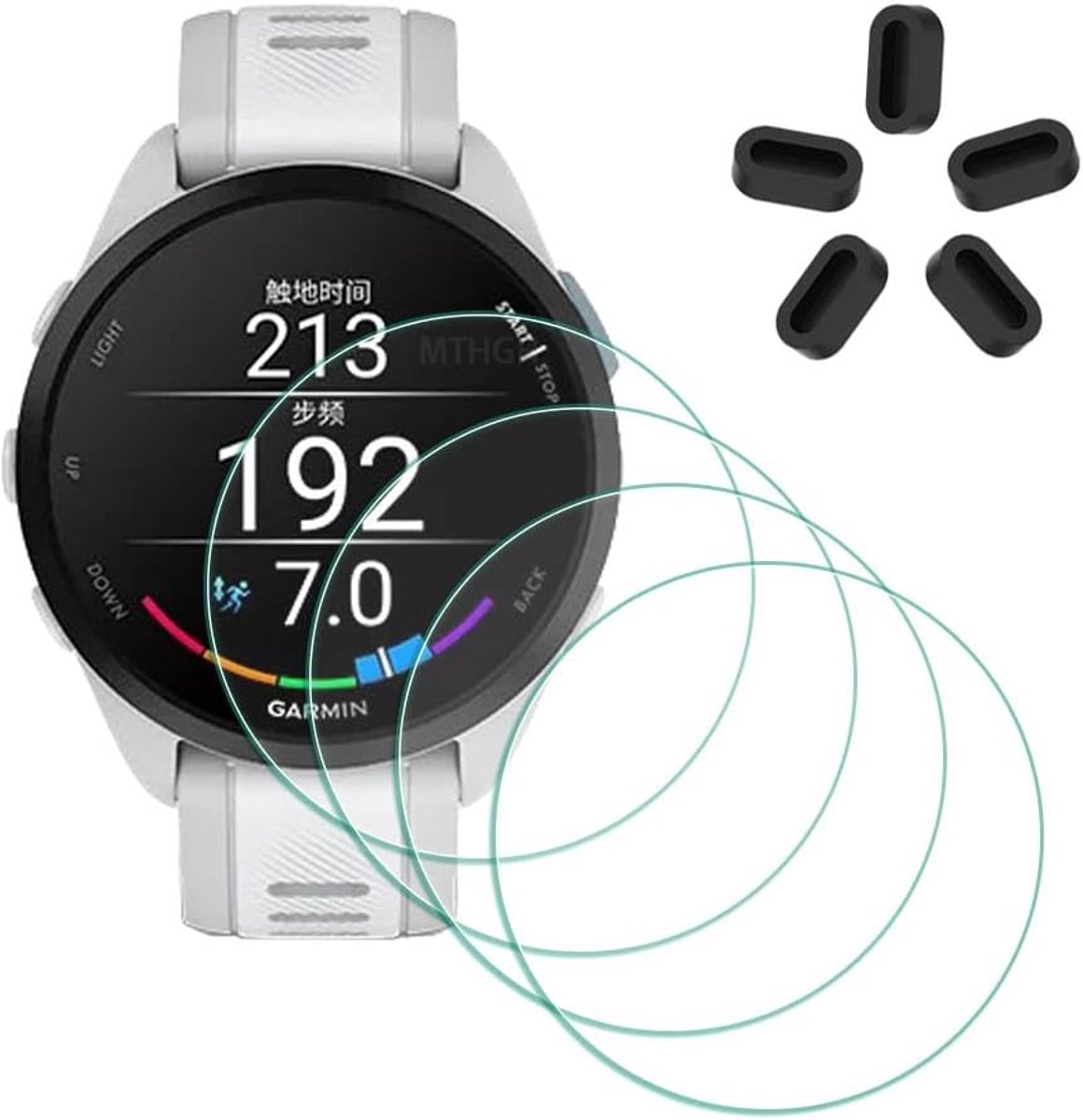Screenprotector Glas - Gehard Folie - Smartwatch Bescherming - 4 Stuks Pakket - Dun & Gevoelig