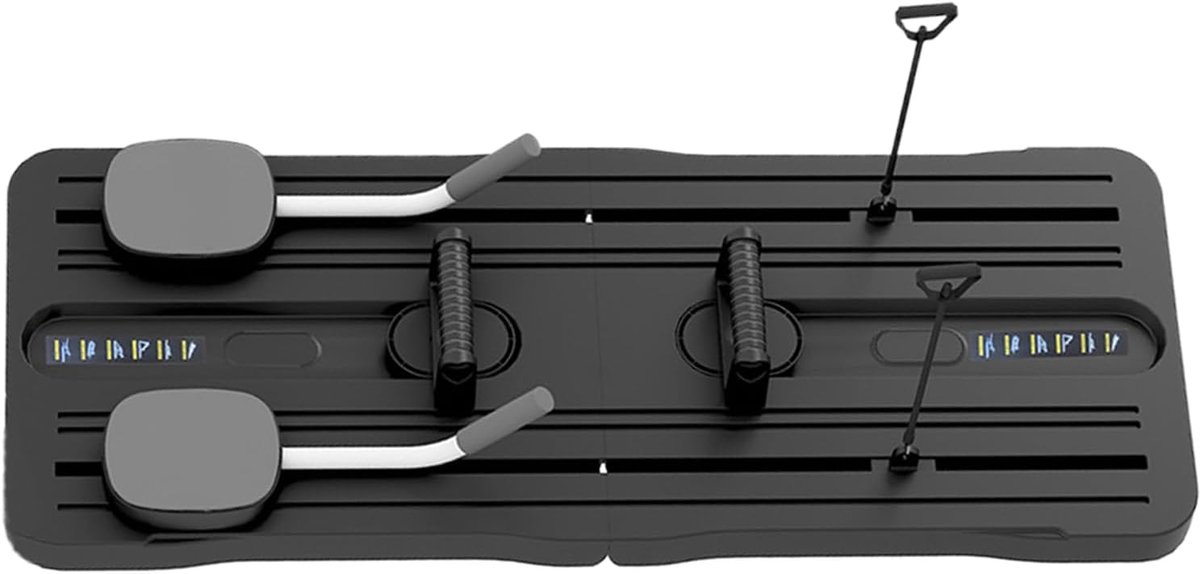 Pilates Board - Thuis Gym - Core Training - Draagbaar en Opvouwbaar - 105x40cm - Zwart