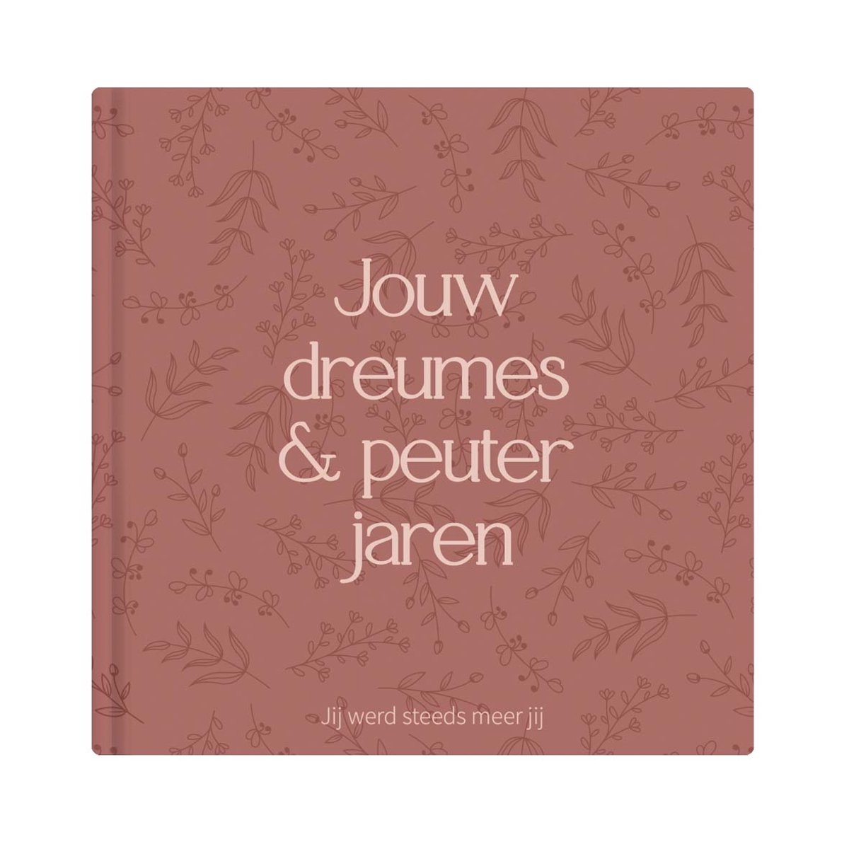 Writemoments Opgroeiboek dreumes & peuter - 1 t/m 3 jaar - Terra roze