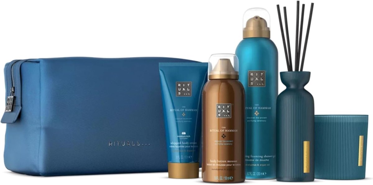 Cadeauset Huis & Huid - Verzorgingsset Welness - Spa Thuis Creëren - Zuiverende Ingrediënten Mix - 820 gram