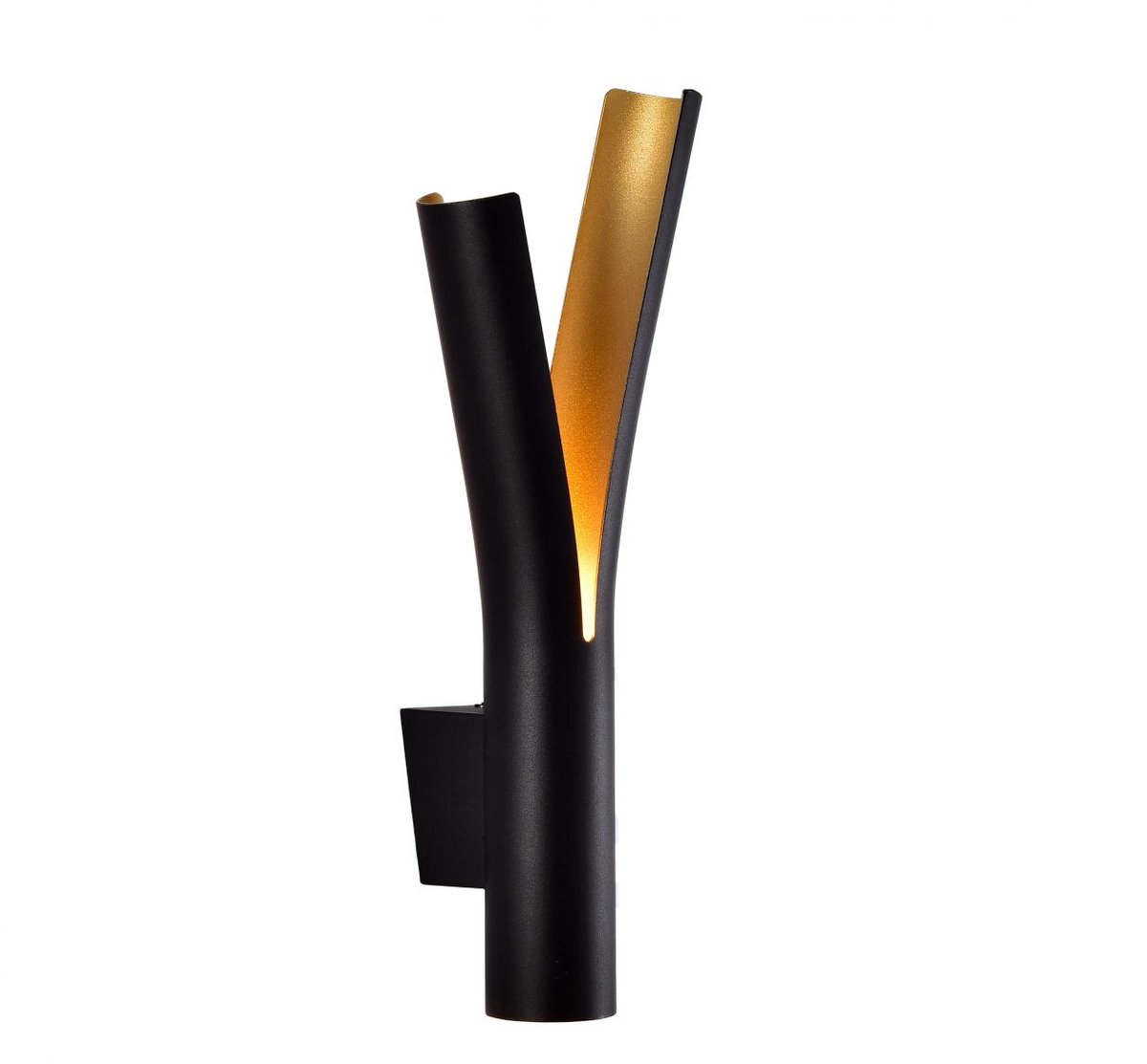 Kosilum - Nelia - Wandlamp - Zwart en goud - Metaal
