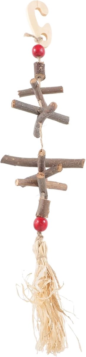 Knaagdier Kauwspeeltje - Tanden Molar Speeltje - Gezondheid Verbeteren - Duurzaam Betrouwbaar Materiaal - 35 x 1 cm - Zoals Getoond