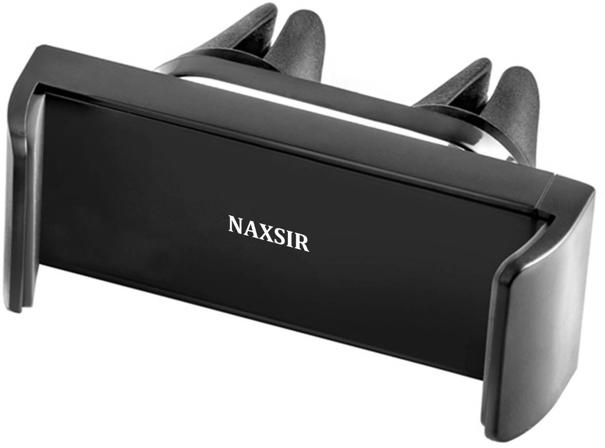 NAXSIR Auto Telefoonhouder – 360 Graden Draaibaar – Ventilatierooster – Universeel – Zwart – Stabiel