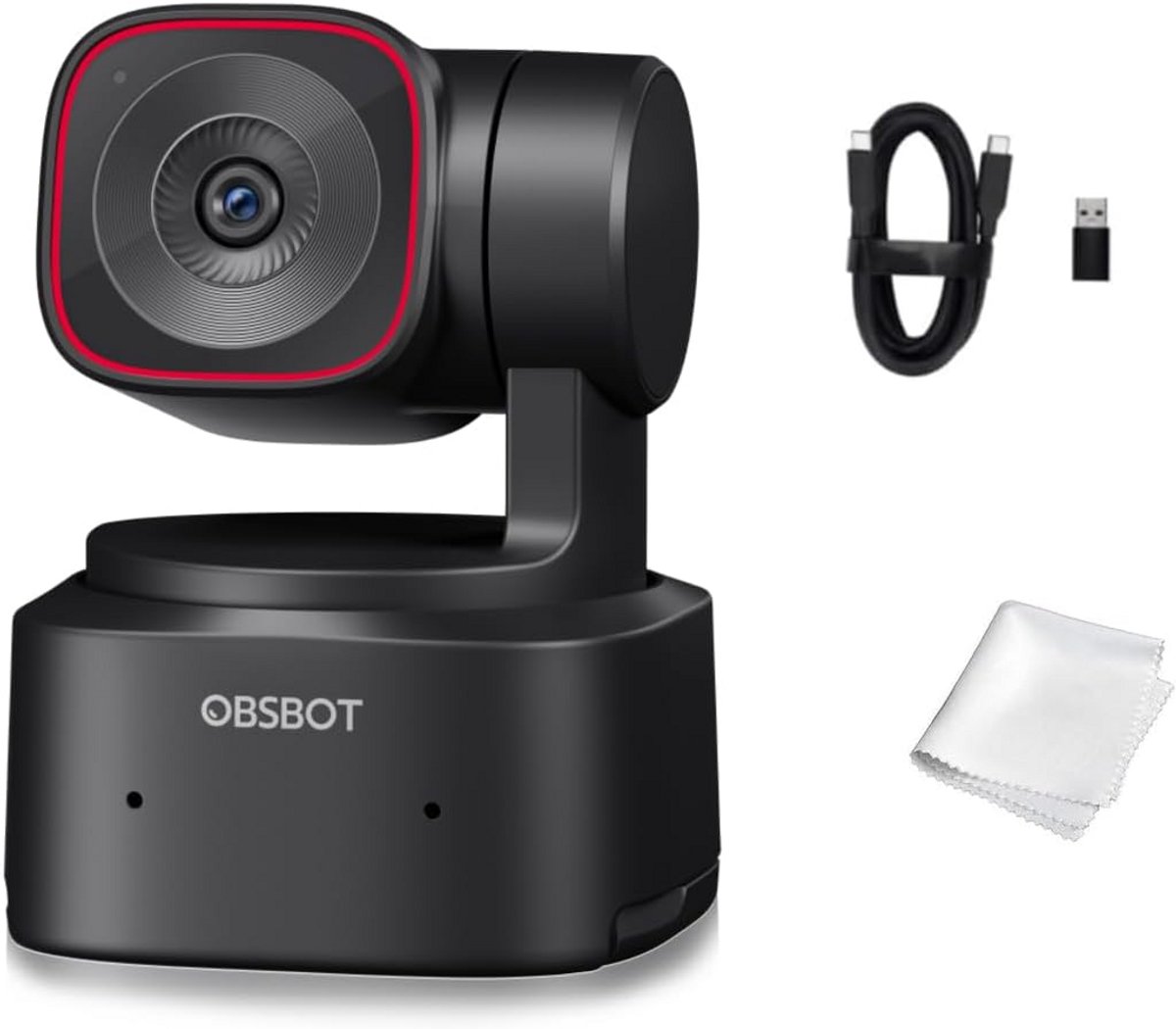 4K PTZ Webcam met AI Tracking en Microfoon - Geschikt voor Conferenties en Streaming
