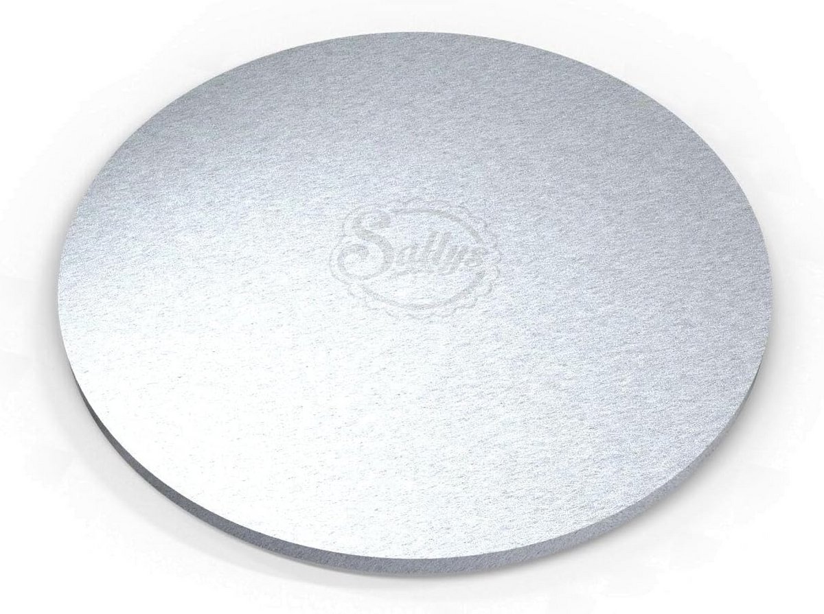 Taartonderleggers 12 mm dik, Ø 35 cm – Lichtgewicht Karton met Voedselveilige Coating