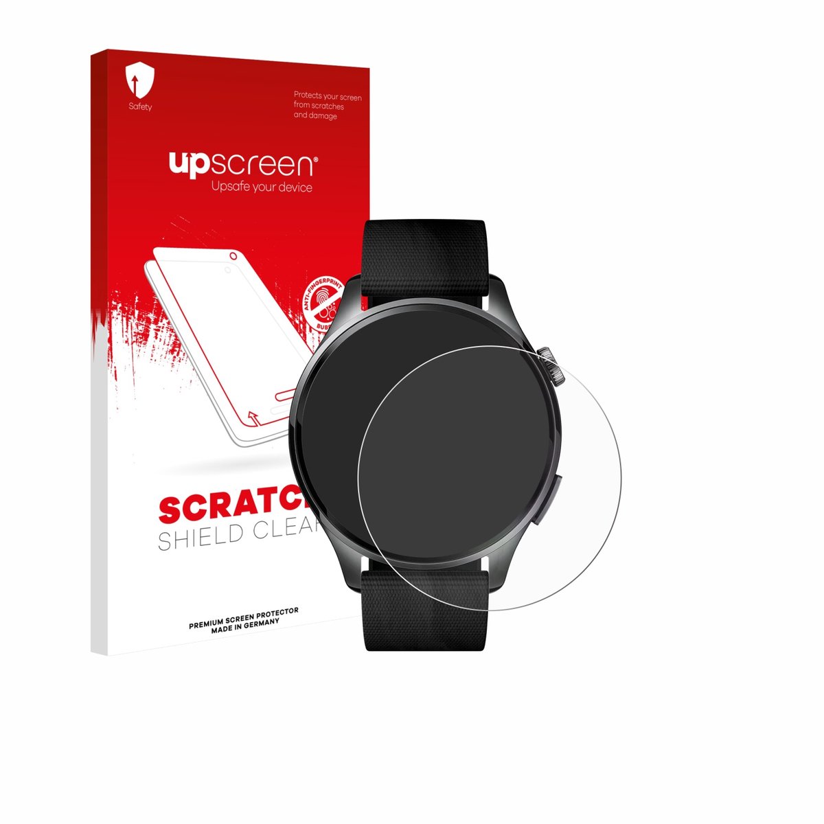 upscreen - Screenprotector voor Xiaomi Watch 5 (47 mm) - Folie Beschermfolie transparant