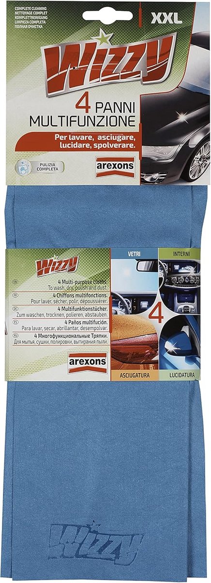 Multifunctionele doeken set voor auto, wassen, drogen, polijsten en stofwissen