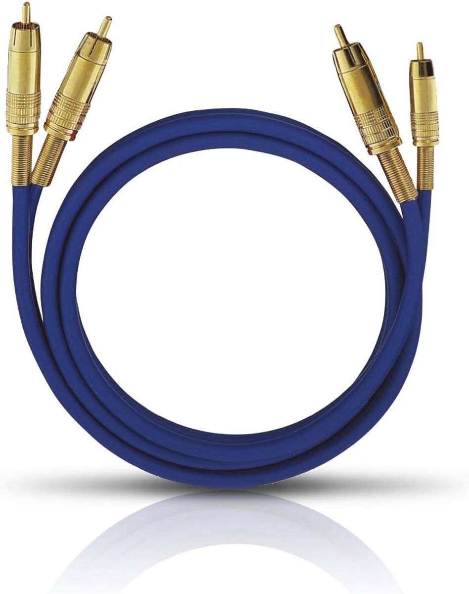 Analoge Stereo Audio RCA-kabel 2x RCA - 0,50 m - Perfecte Signaaloverdracht