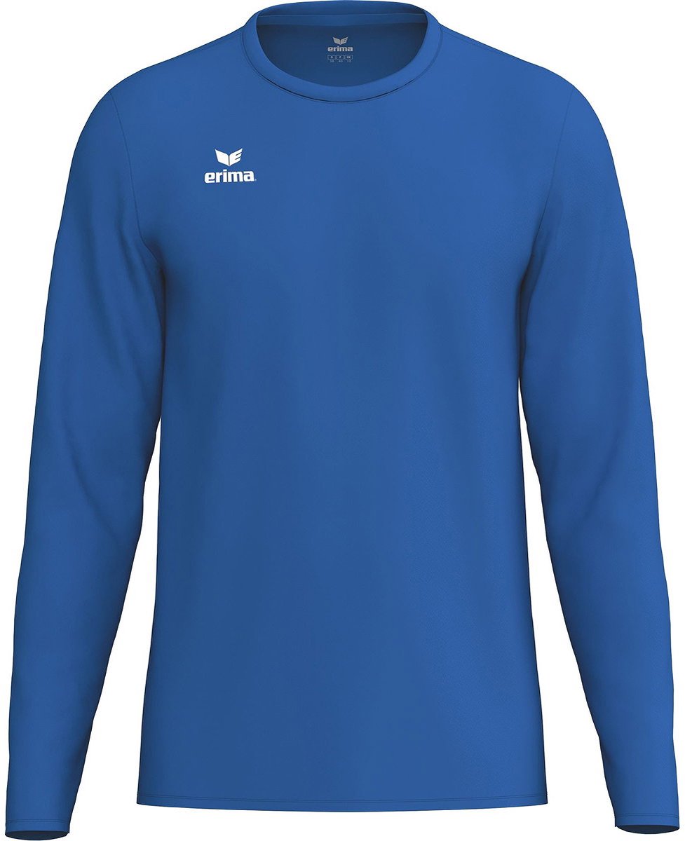 Erima Intro Voetbalshirt Lange Mouw Kinderen - New Royal | Maat: 164