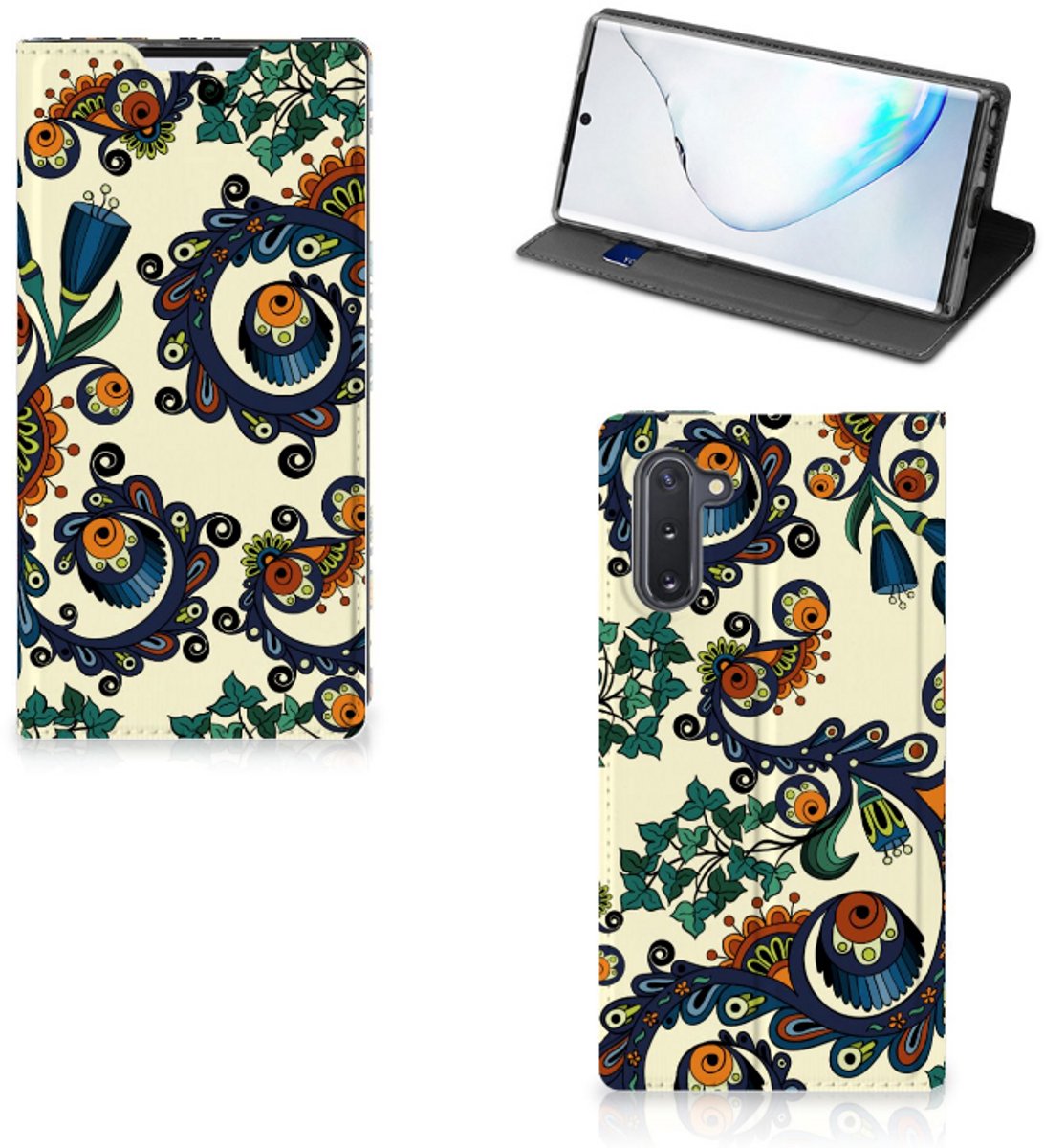 Telefoon Hoesje Samsung Galaxy Note 10 Barok Flower