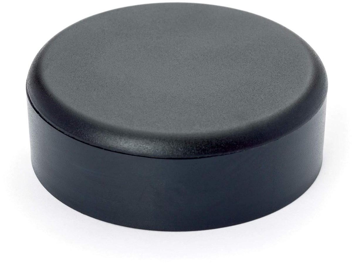 Verdeeldoos PVC plafondrozet – zwarte afdekdoos voor lampen – rond 70 mm