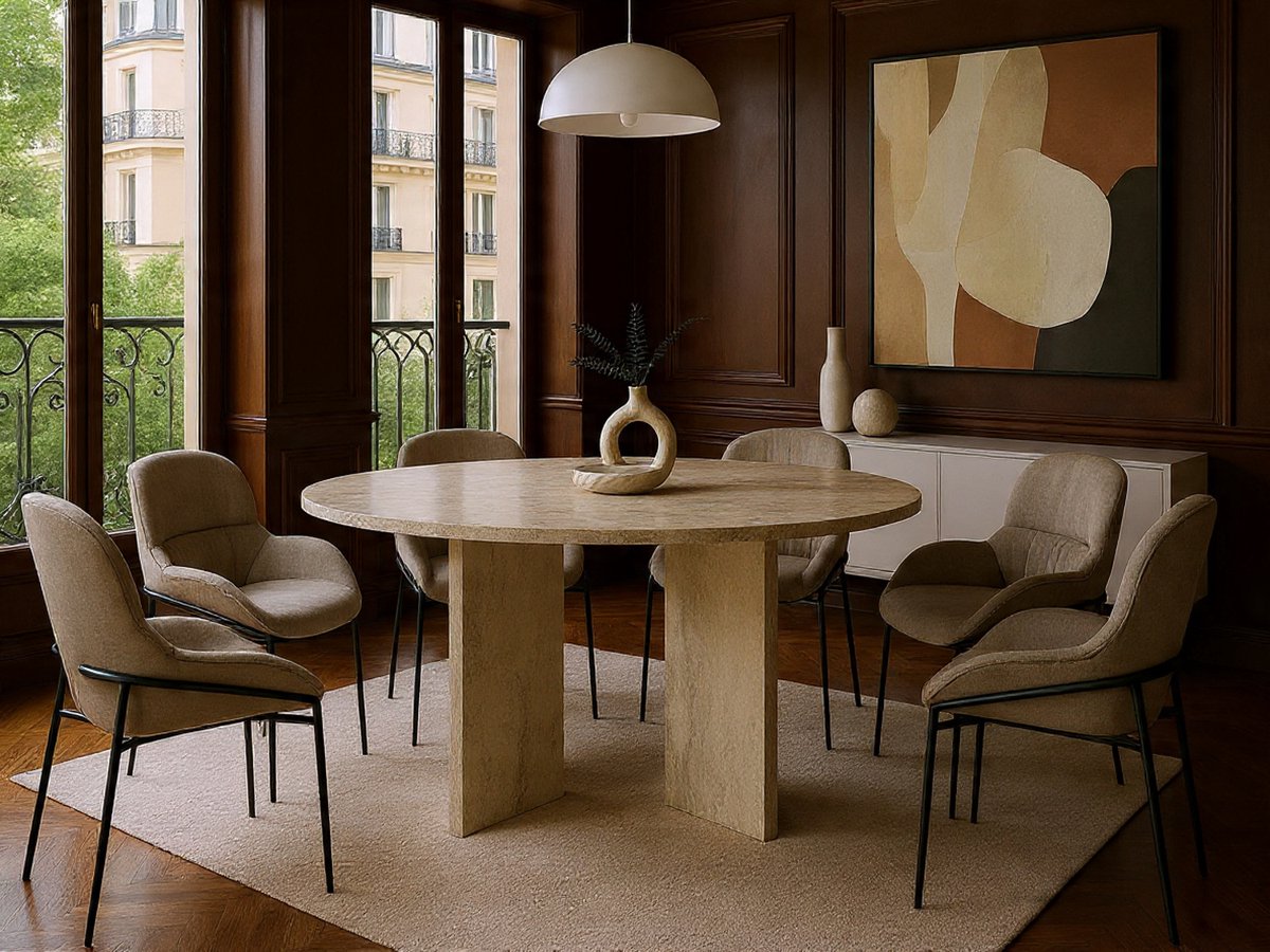 Moderne Ronde Eettafel 138 cm - Novihome
