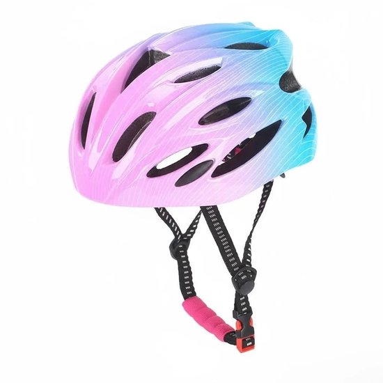 Fietshelm baby-fietshelm kind - unisex - geschikt voor fietsen, skateboards, speedskates, rolschaatsen en loopfietsen - verstelbare maat - geschikt voor kinderen van 2-8 jaar - roze