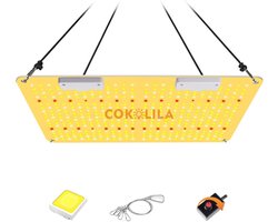 COKOLILA Full Spectrum 2000W LED Grow Lamp, Waterproof Plant Lamp, LED with 444 Pieces SMD LEDs, IR Grow Light for 8 x 7.5 m Indoor, Growing Seeds, Buds, Plants, Vegetables and Flowers
