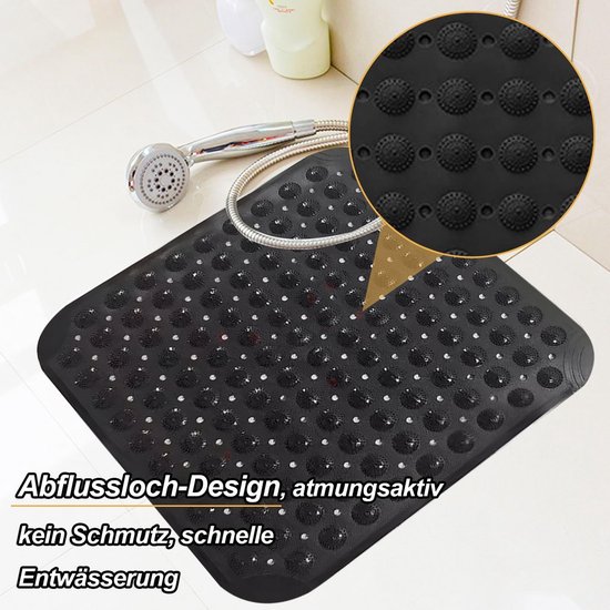 Antislip Douchemat 48 x 48 cm - Veilig en Duurzaam voor Doucheruimtes en Sauna's — afbeelding 5