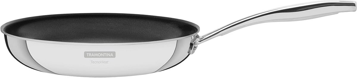 Roestvrijstalen Antiaanbakpan 20 cm met 3-laags PFOA-vrije Coating