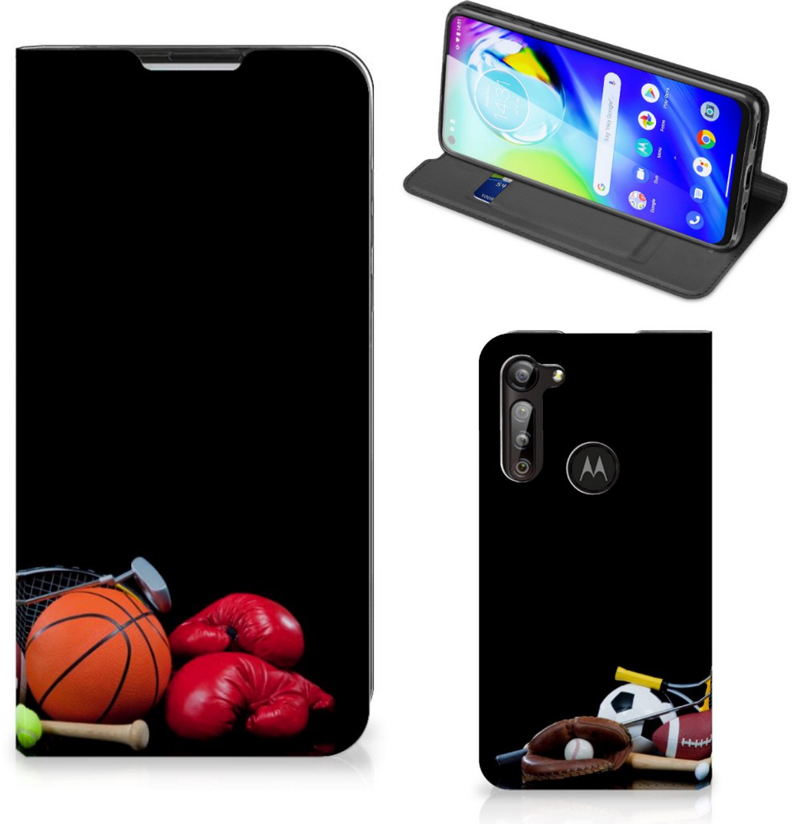 Motorola Moto G8 Power Hippe Standcase Sports