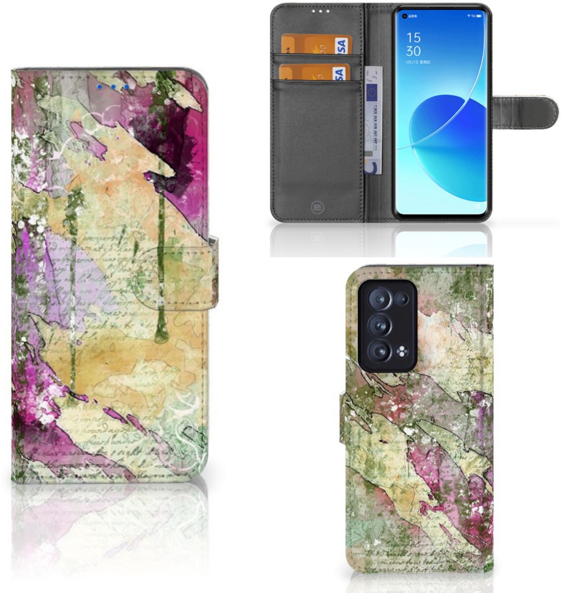 Hoesje OPPO Reno 6 Pro Plus 5G Letter Painting