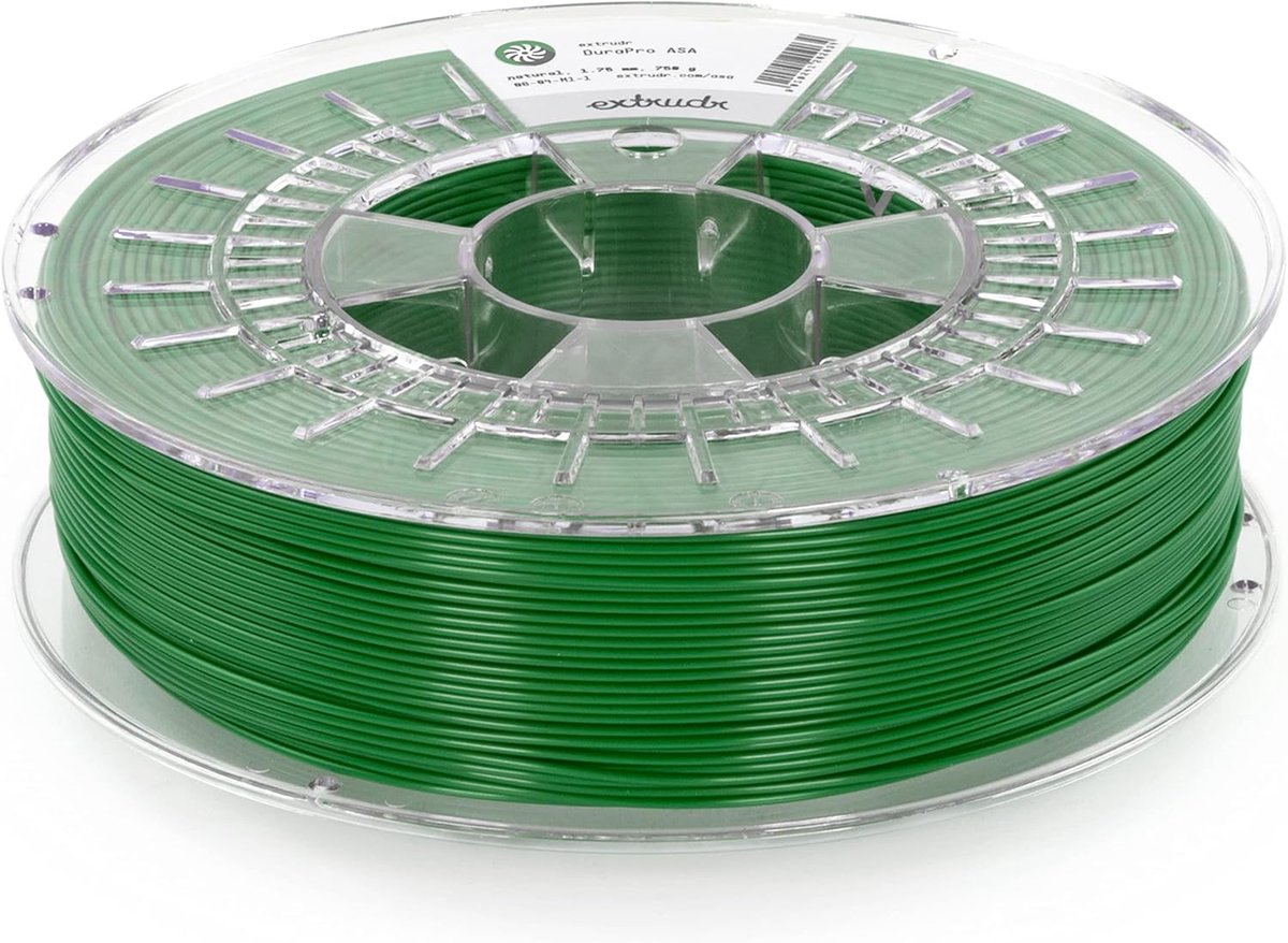 DuraPro ASA 3D Printer Filament 1.75mm - Groen - 750g