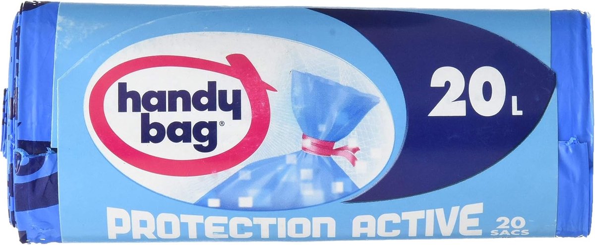 20 liter vuilniszakken met sluiting - antibacterieel, lekvrij, ondoorzichtig