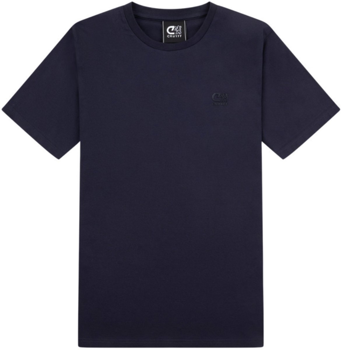 Cruyff T-shirt Classic Tee Navy - Donkerblauw Jongens Shirt - Maat 164