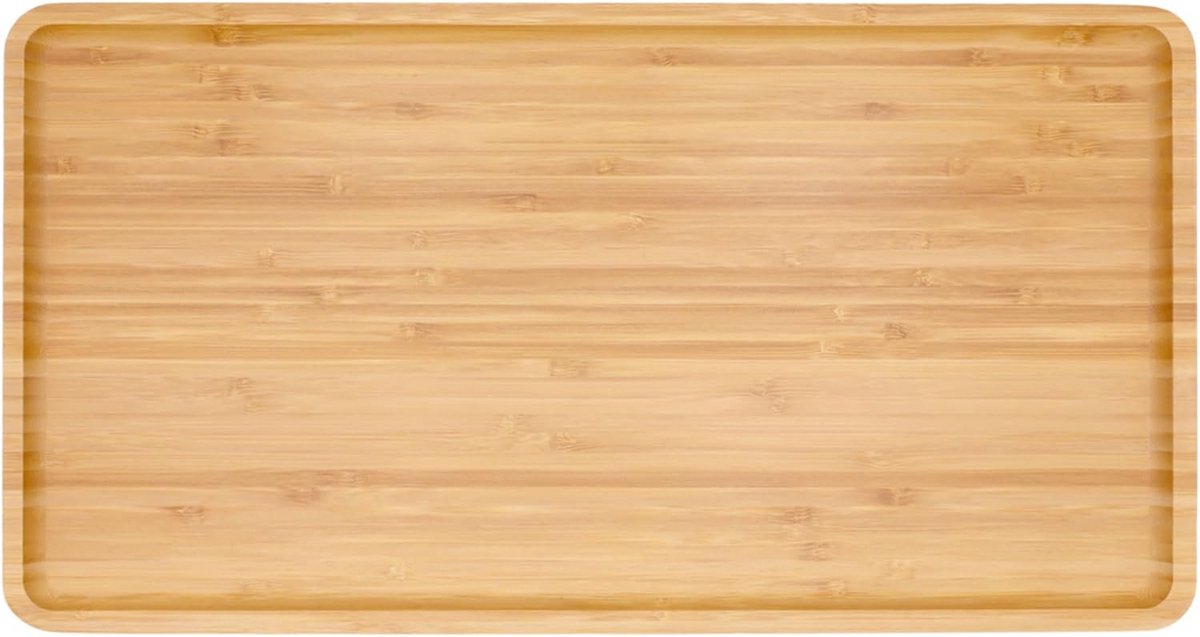 Rechthoekig Bamboe Dienblad - 17" x 9" - Duurzaam en Stijlvol