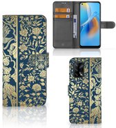 Coque Photo OPPO A74 4G Coque de Téléphone Beige Fleurs