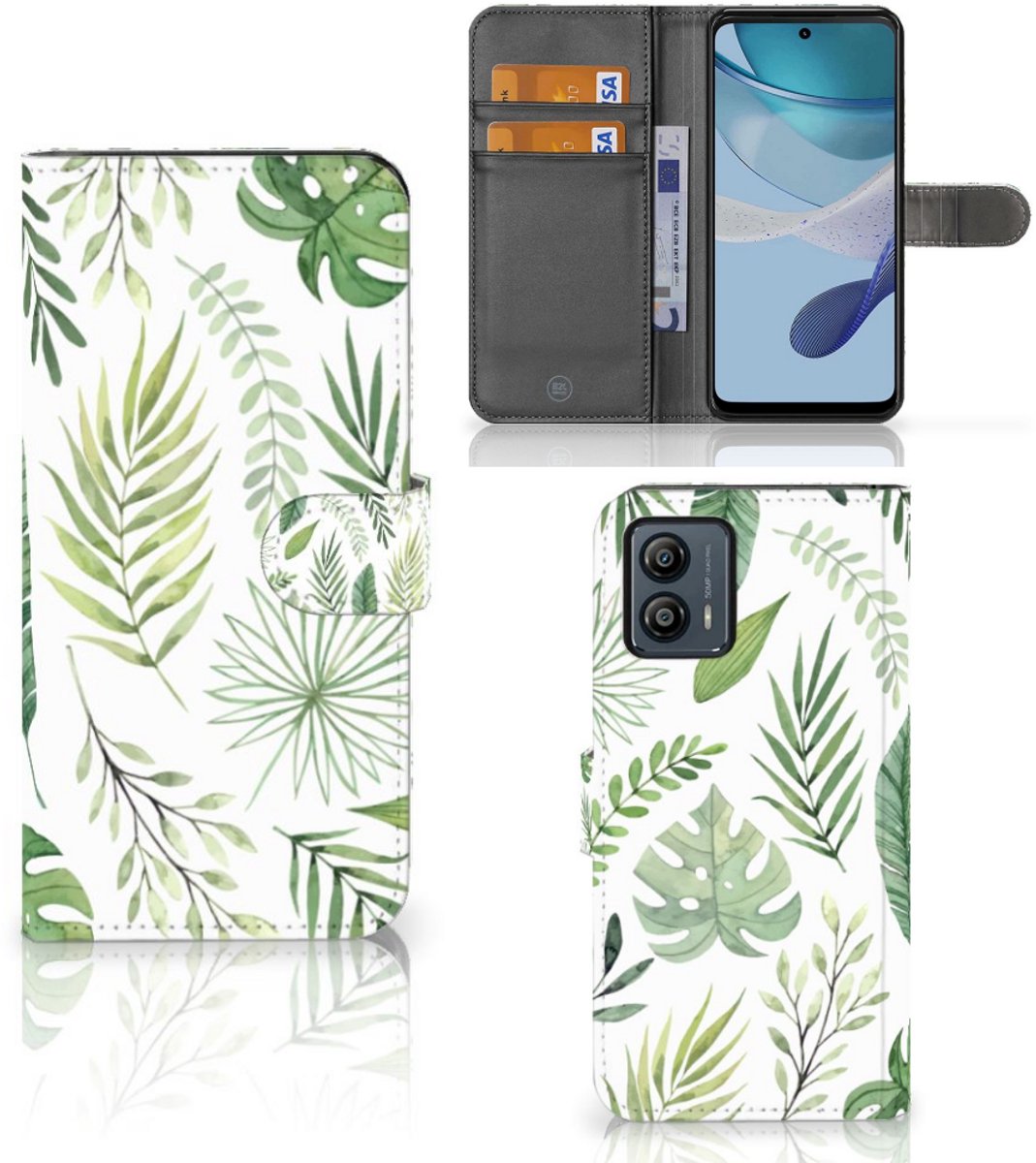 Motorola Moto G53 Hoesje Leaves