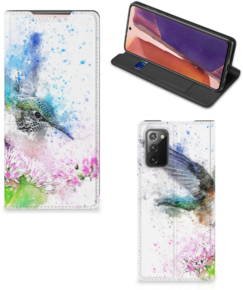 Book Case voor Bookcase Samsung Galaxy Note20 Vogel
