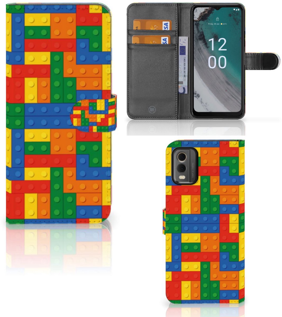 Nokia C32 Telefoon Hoesje Blokken