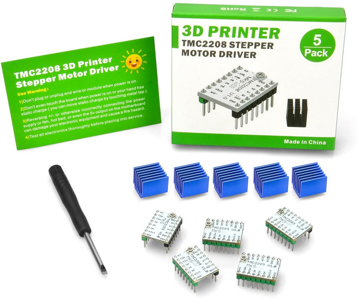 Stepper Motor Driver Module met Heatsink voor 3D-printer