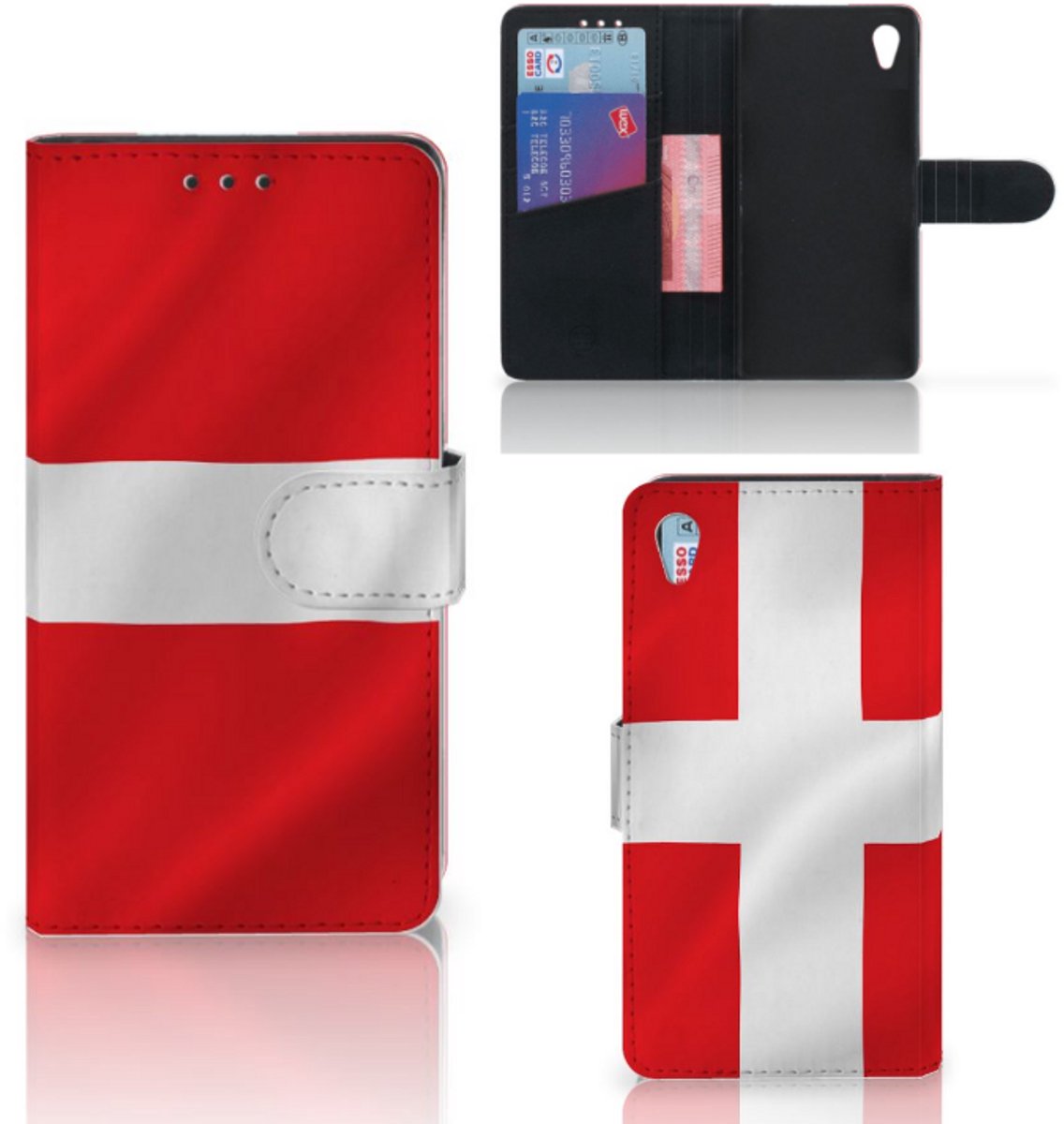 Boekhoesje voor Sony Xperia Z3 Bookstyle Case Denemarken