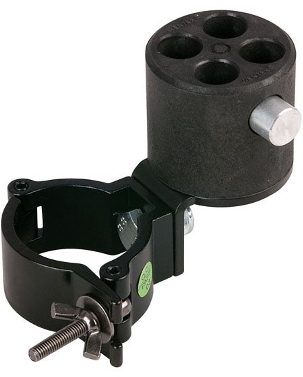 Wentex Pipe & Drape 4-punts connector met schuine beugel