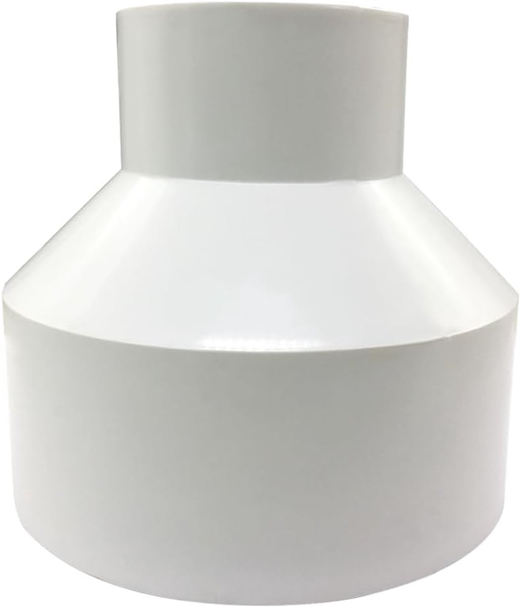 PVC Reducer Koppeling Adapter 4" x 2" - Slijminducties voor Sanitair