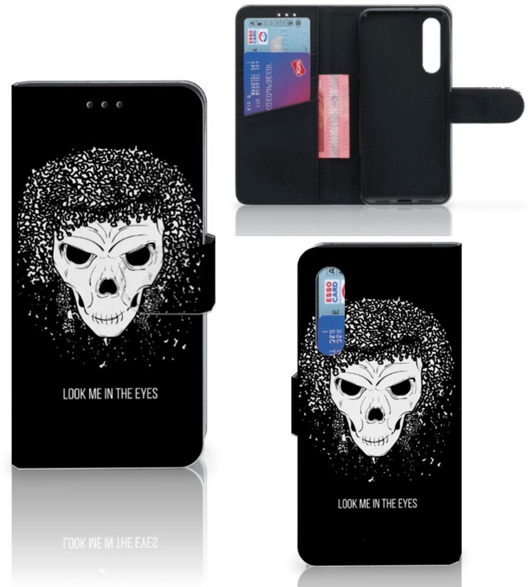 Telefoonhoesje met Naam Xiaomi Mi 9 SE Skull Hair