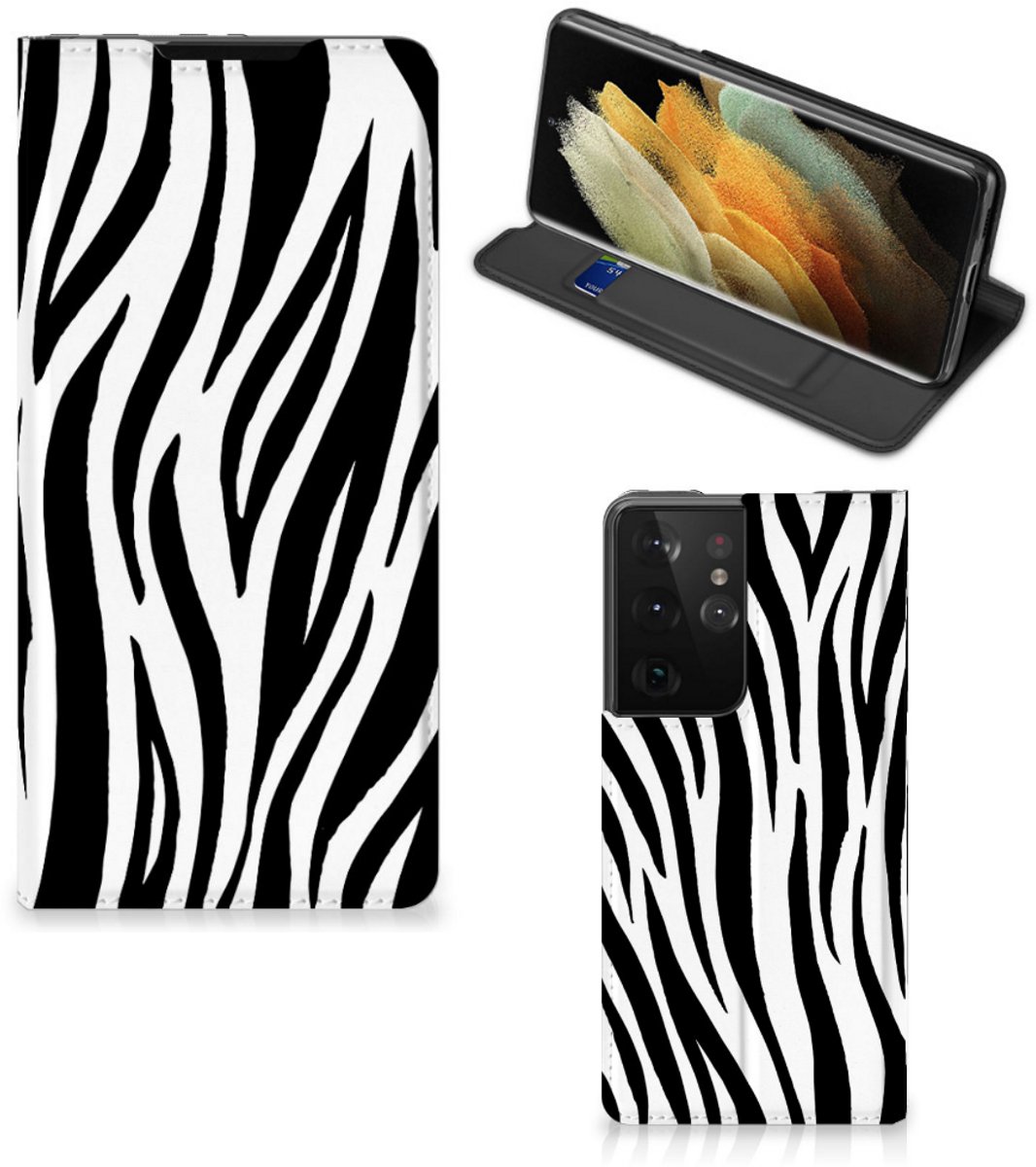 Samsung Galaxy S21 Ultra Hoesje maken Zebra