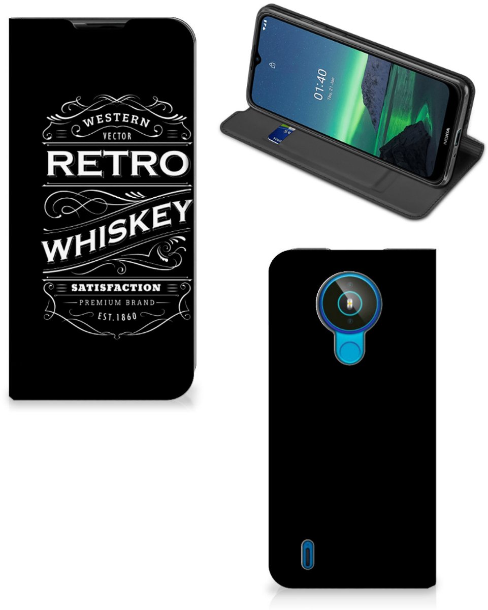 Nokia 1.4 Flip Style Cover Whiskey