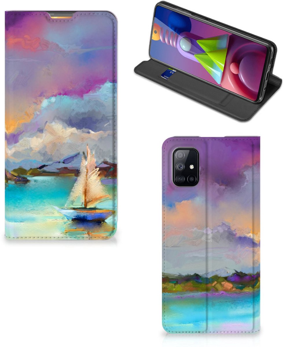 Bookcase Samsung Galaxy M51 Boat