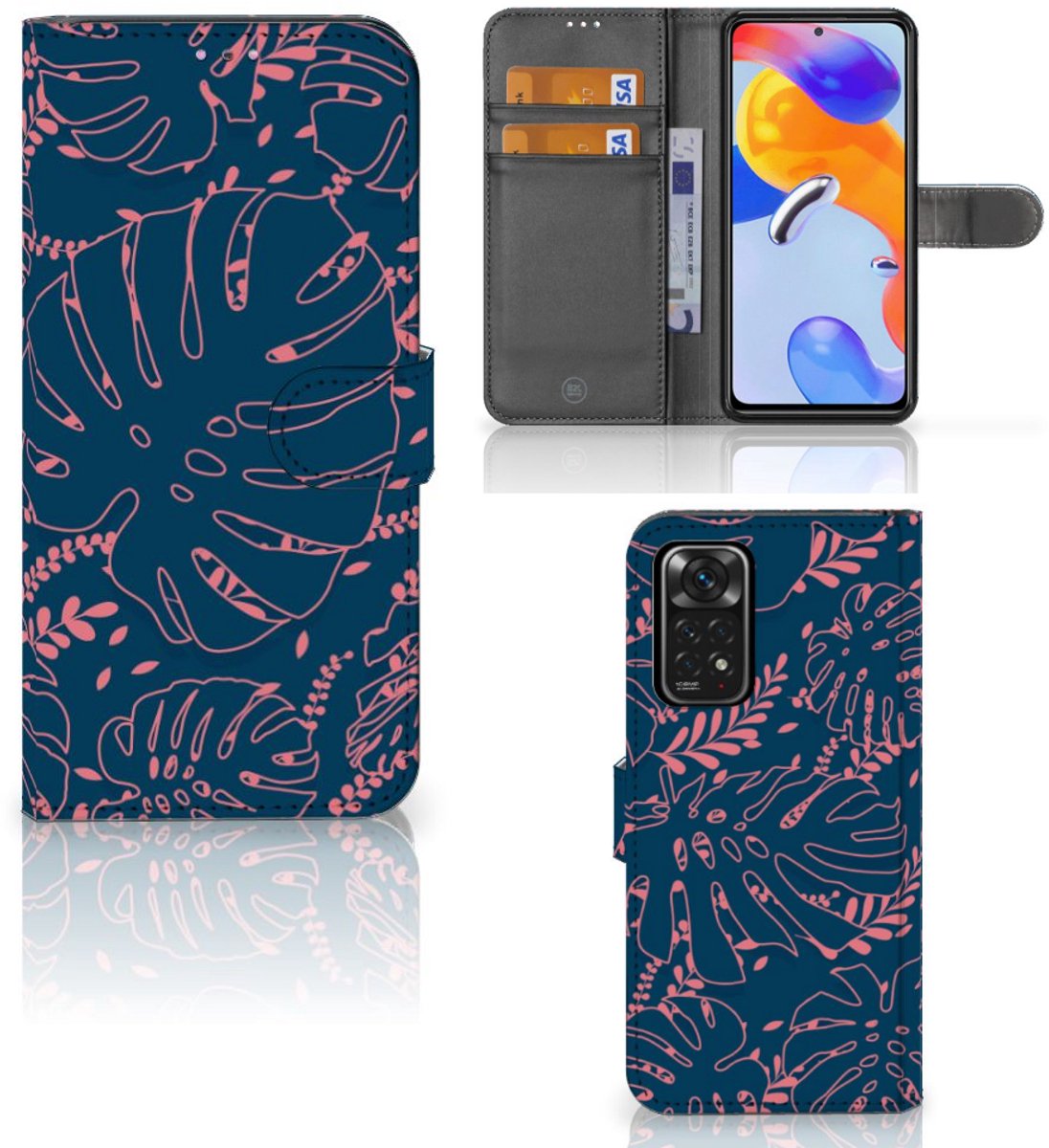 Xiaomi Redmi Note 11 Pro 5G/4G Hoesje Palm Leaves