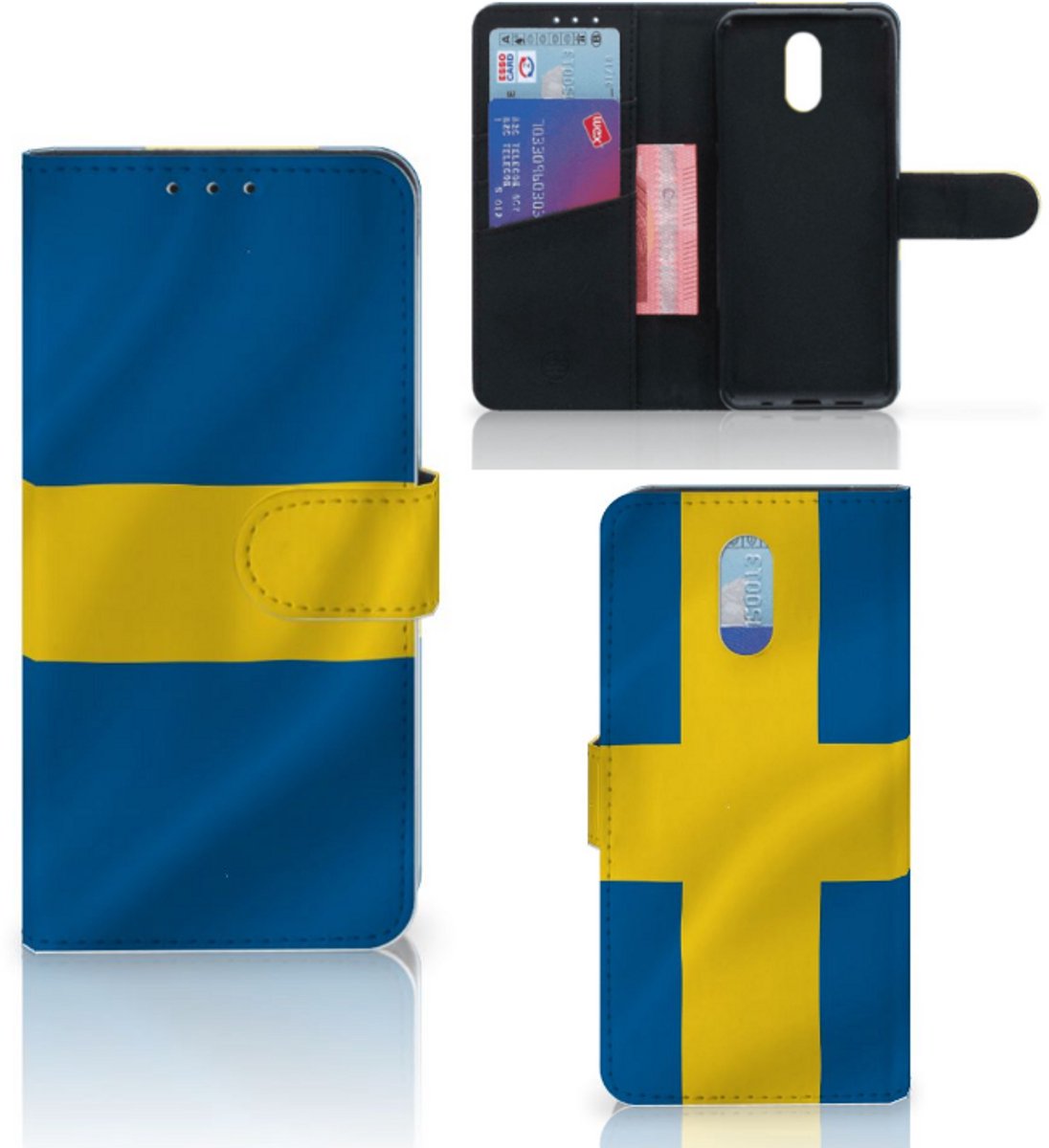 Nokia 2.3 Bookstyle Case Zweden