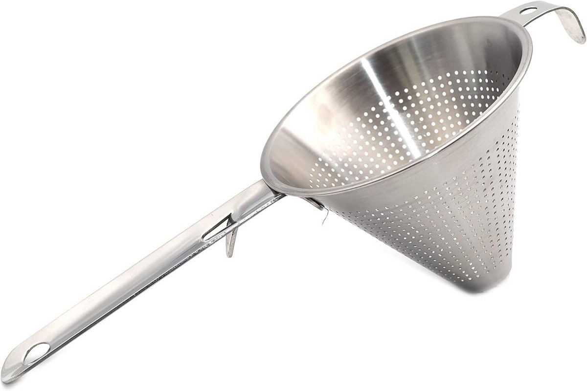 Conische Keukenzeef RVS - Perfect voor Sauzen en Afdruipen - Diameter 13,5 cm