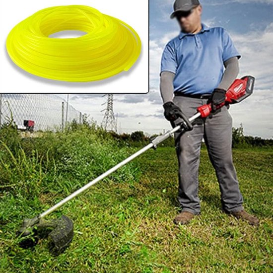 Grastrimmer Draad - Nylon, Ronde Vorm, 1,6 mm x 25 m - Duurzaam en Sterk Trimmerdraad voor Tuinonderhoud — afbeelding 4