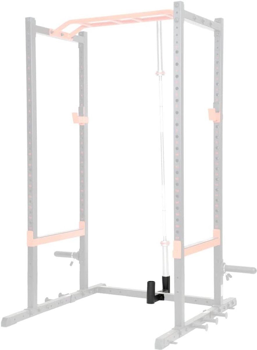 Power Cage Accessoires voor Squatrack – Dips, Houder voor Schijven, Belt Squat, J-Haak, Lats en Meer