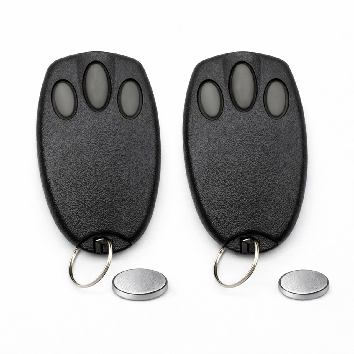 Vervangende Handzender 433 MHz – 2 Stuks – Geschikt voor LiftMaster / Chamberlain / Motorlift 94330E / 94333E / 94335E / 94334E – Garagedeur Afstandsbediening – – Inclusief Batterij