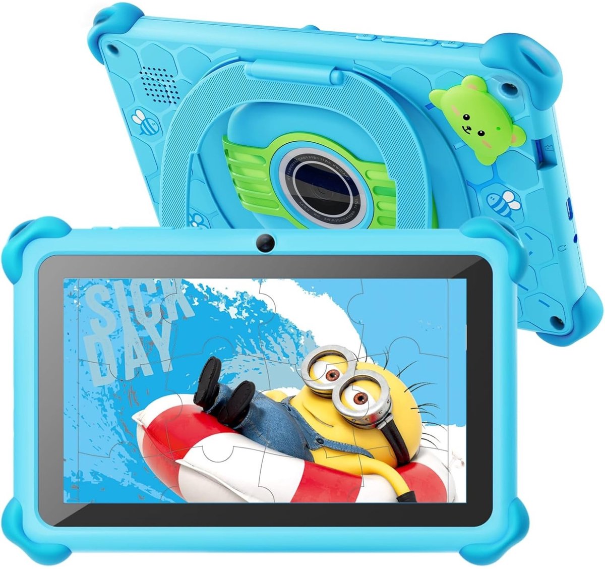 Kindertablet Vanaf 3 Jaar - 256GB - Tablet - 7 Inch - Tablet Kinderen - Stevige Beschermhoes - 100% Kidsproof