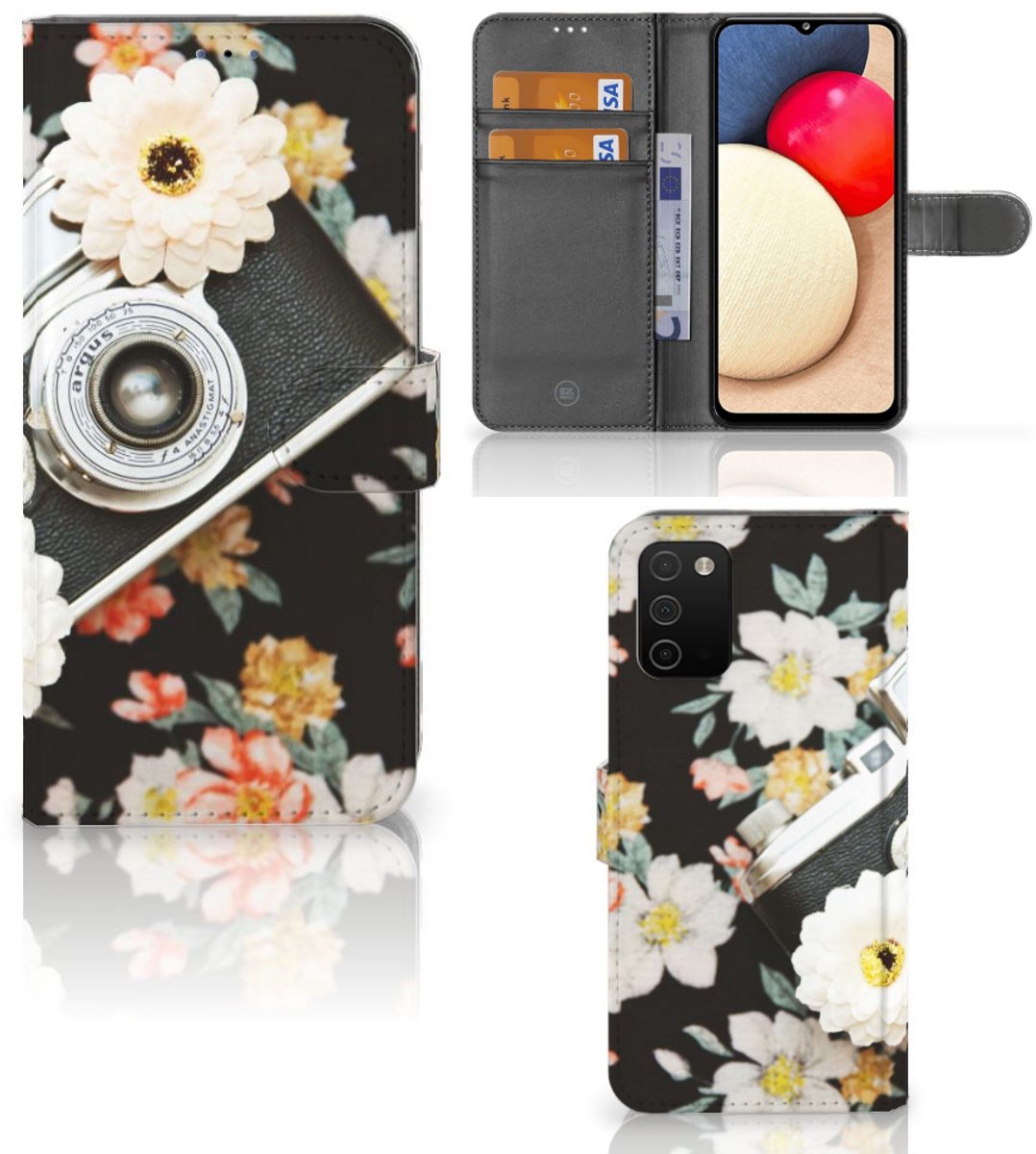 Samsung Galaxy A03s Telefoonhoesje met foto Vintage Camera