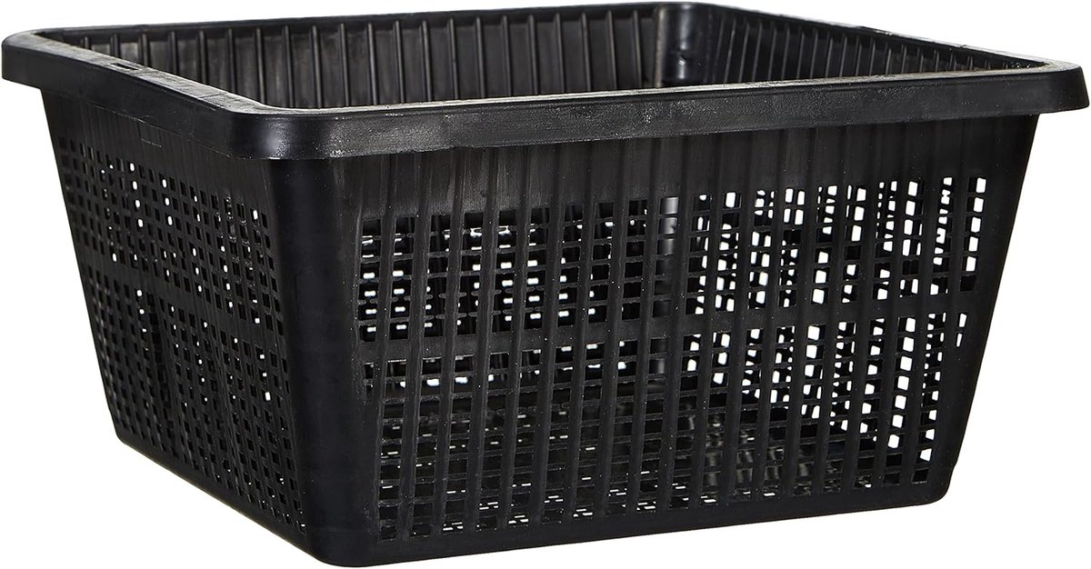Plantenmand Vierkant 19 cm voor Vijverbeplanting en Tuinbeplanting