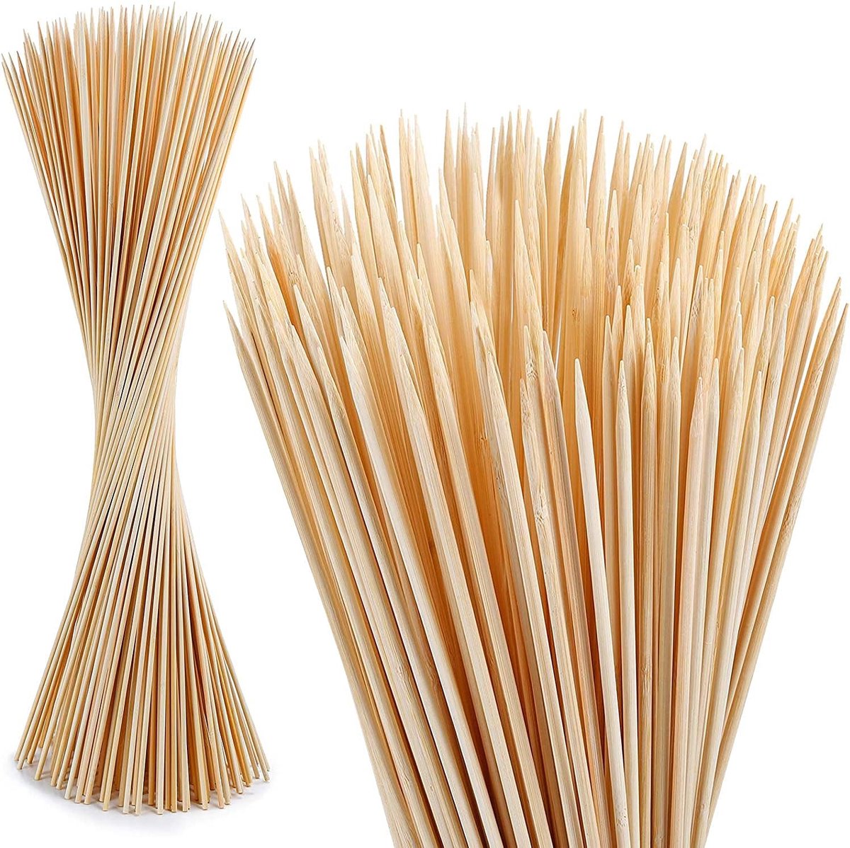 300 Extra Lange Bamboe Rooster Sticks voor Smores en Marshmallows - 30 Inch